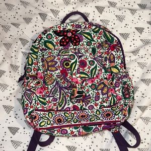 vera bradley floral backpack